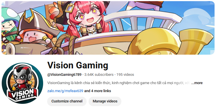 Mở kênh YouTube đầu tiên